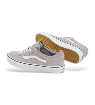 Vans Sapatos Rowley Classic em pele cinzenta