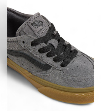 Vans Rowley Classic grijs leren schoenen