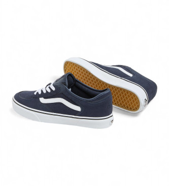 Vans Sapatos Rowley Classic em pele azul-marinho