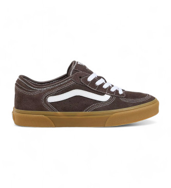 Vans Rowley Classic brown leather shoes