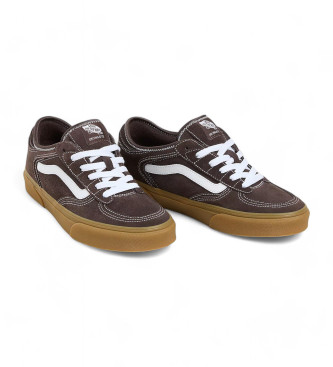 Vans Rowley Classic brown leather shoes