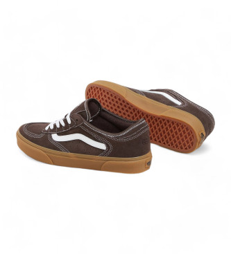 Vans Sapatos Rowley Classic em pele castanha