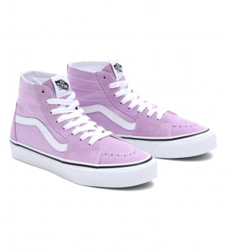 Vans Skórzane sneakersy Sk8-Hi Tapered w kolorze różowym