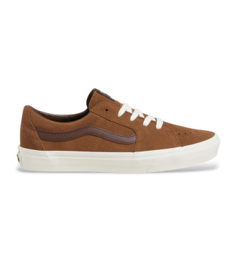 Vans Sneakers SK8-Low in pelle marrone