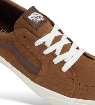 Vans Sneakers SK8-Low in pelle marrone