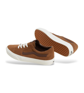 Vans Sneakers SK8-Low in pelle marrone