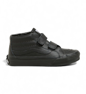 Vans Sk8-Mid Reissue leather trainers black