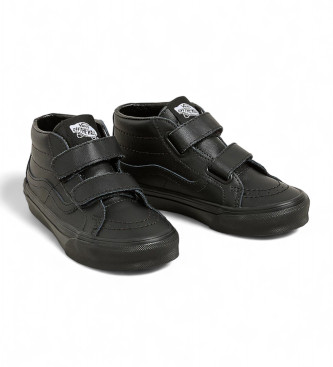 Vans Sk8-Mid Reissue leather trainers black