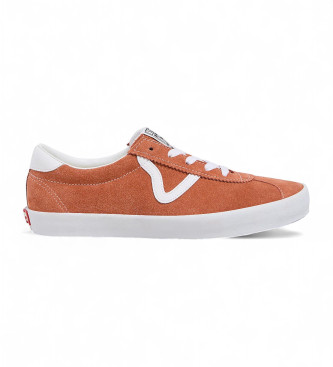 Vans Skórzane buty Sport Low w kolorze pomarańczowym