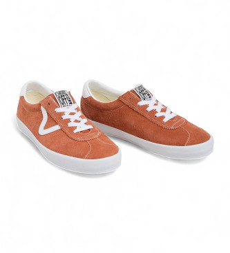 Vans Skórzane buty Sport Low w kolorze pomarańczowym