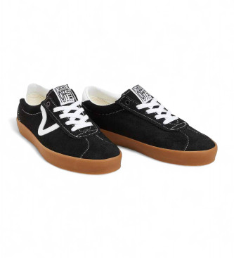 Vans Skórzane buty Sport Low w kolorze czarnym