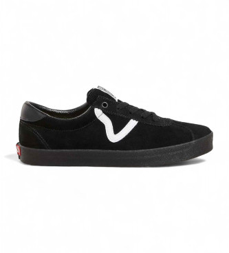 Vans Skórzane buty Sport Low w kolorze czarnym