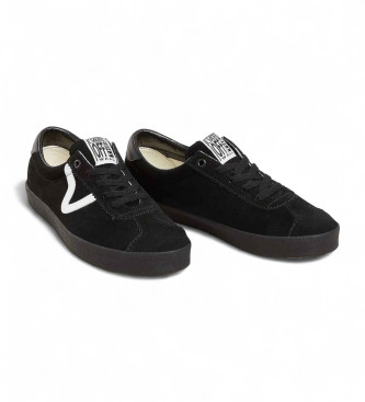 Vans Skórzane buty Sport Low w kolorze czarnym