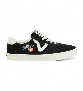 Vans Skórzane buty Sport Low w kolorze czarnym