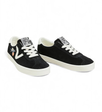 Vans Skórzane buty Sport Low w kolorze czarnym