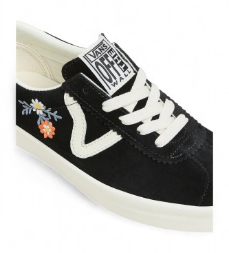 Vans Sapatilhas de couro Sport Low pretas