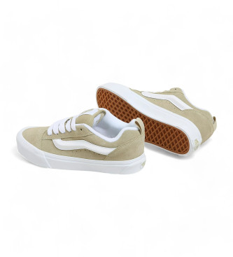 Vans Beżowe buty treningowe Knu Skool