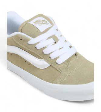 Vans Beżowe buty treningowe Knu Skool