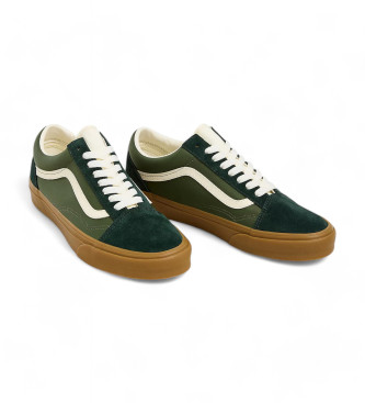 Vans Zielone buty sportowe Old Skool