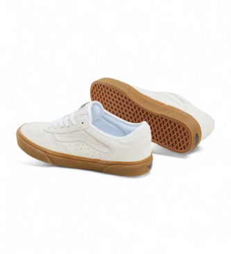 Vans Skórzane buty Rowley Classic w kolorze beżowym