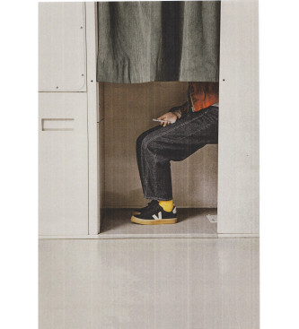 VEJA Sneakers in pelle nera