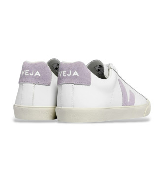 VEJA Esplar Logo lderskor vit