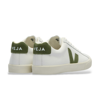 VEJA Esplar Logo leren sportschoenen wit