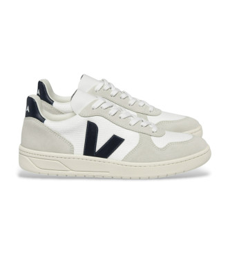 VEJA Sneakers V-10 in pelle bianca