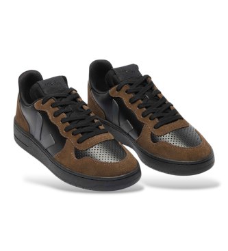VEJA Braune V-10 Prime Sneaker aus Leder