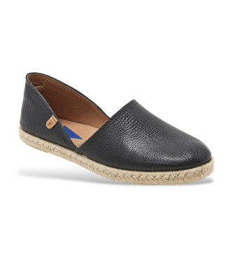 Verbenas Espadrillas Carmen Nucleo in pelle nera