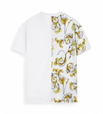 Versace Jeans Couture Outline Barocco T-shirt coupe standard blanc