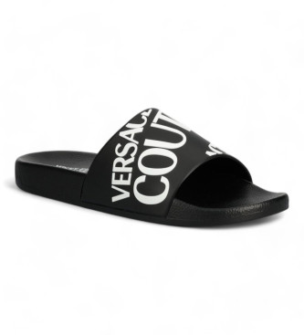 Versace Jeans Couture Flip-Flops Fondo Slide schwarz