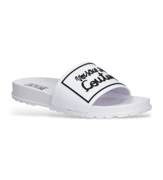 Versace Jeans Couture Flipflops med vit logotyp