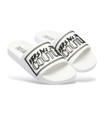 Versace Jeans Couture Flipflops med vit logotyp