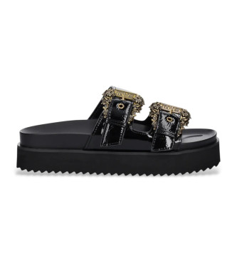 Versace Jeans Couture Sandalias doble tiras negro