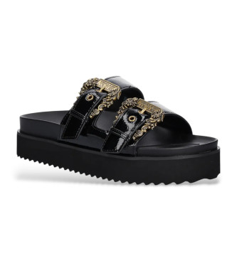 Versace Jeans Couture Sandalias doble tiras negro