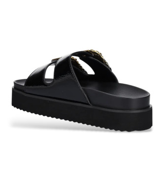 Versace Jeans Couture Sandalias doble tiras negro