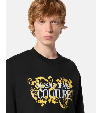 Versace Jeans Couture Standard cut sweatshirt with black logo