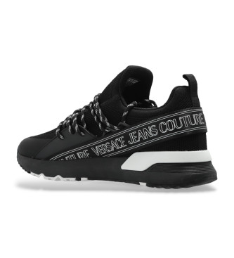 Versace Jeans Couture Sportschoenen met logoprint zwart