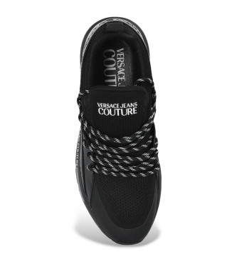 Versace Jeans Couture Logo printed trainers black