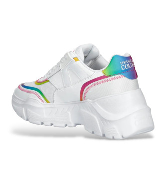 Versace Jeans Couture White platform trainers