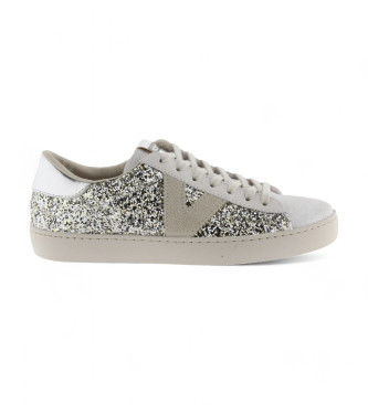 Victoria Berlin Glitter Sneakers silber