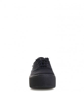 Victoria Doppie scarpe nere - Altezza piattaforma: 4cm