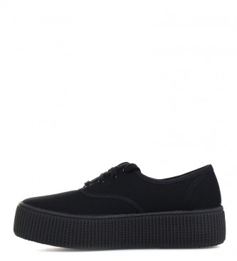 Victoria Double black shoes - Platform height: 4cm