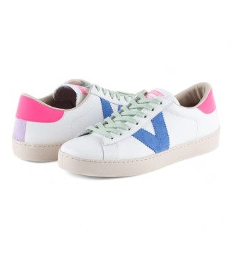 Victoria Berlin Sneakers Couro e Neon multicolorido
