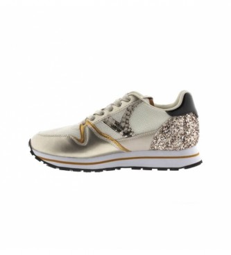 Victoria Cometa Multimaterial beige, gold sneakers - ESD Store fashion,  footwear and accessories - best brands shoes and designer shoes