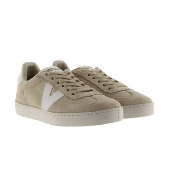 Victoria Scarpe da ginnastica in pelle da ciclista berlinese beige