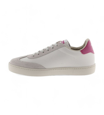 Victoria Sneakers Berlin In Pelle Effetto Bianco