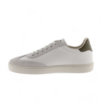 Victoria Sneakers Berlin In Pelle Effetto Bianco