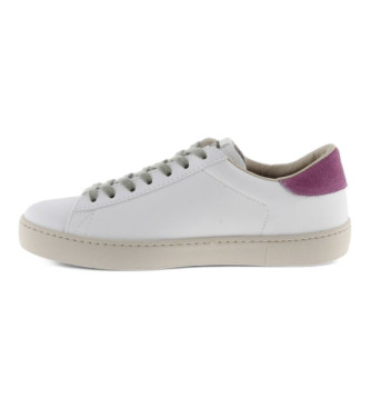 Victoria Berlin Sapatos de couro com brilhantes branco